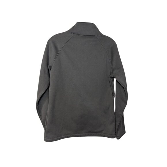 Under Armor 1/4 Zip Long-sleeve Mock-neck Grey Fleece - SZ M - Picture 2 of 4